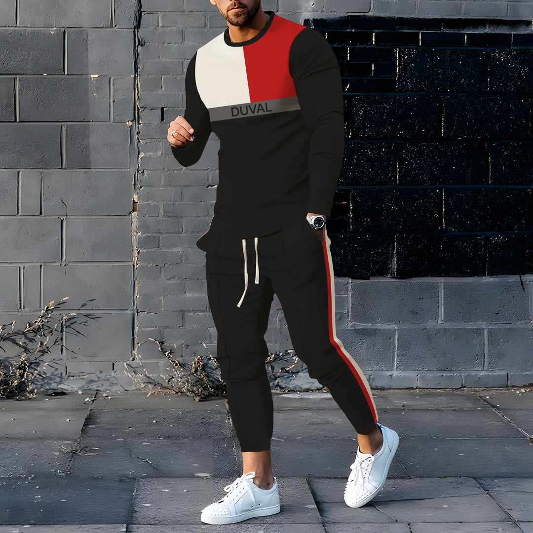 Long Sleeve Casual Two-piece Set - DUVAL