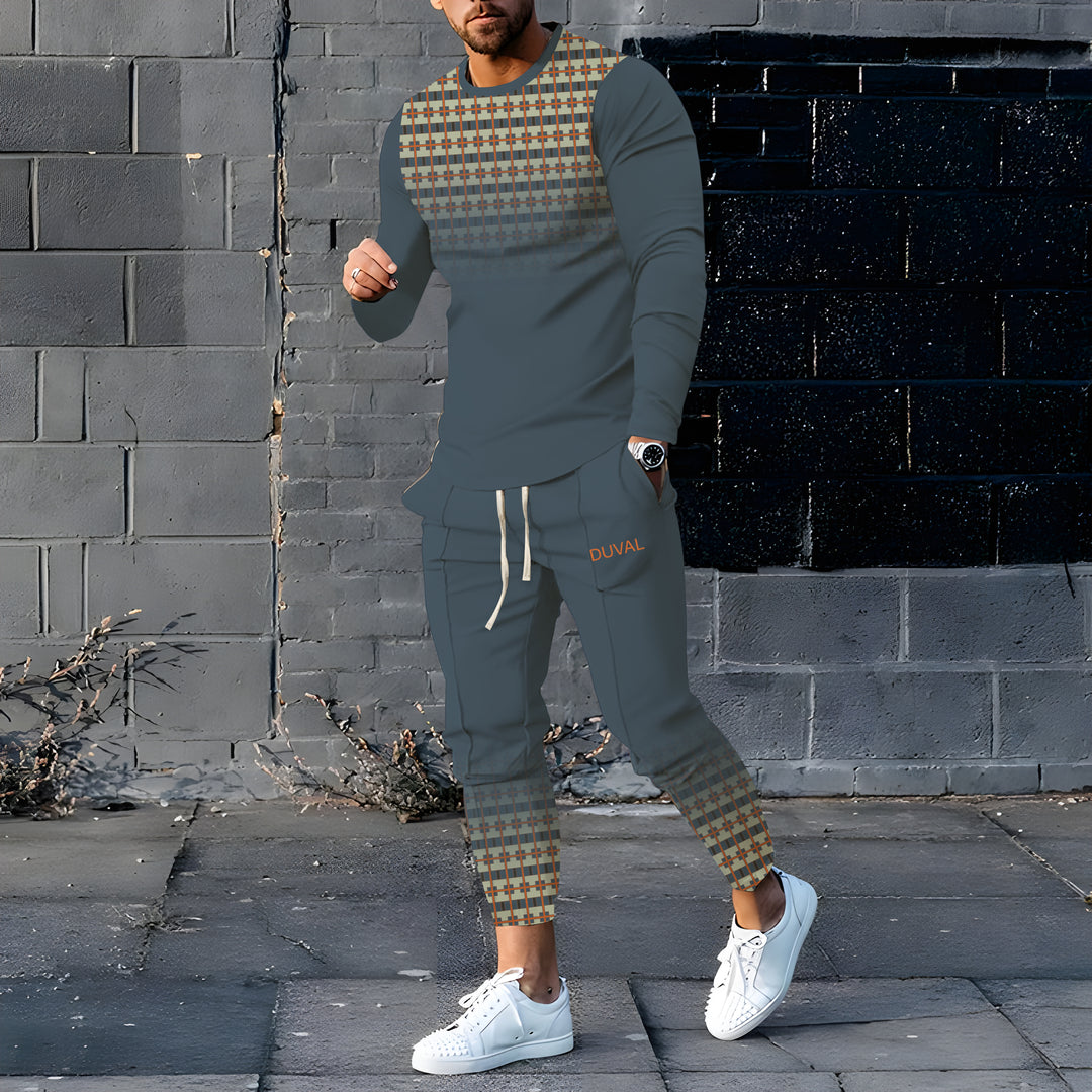 Long Sleeve Casual Two-piece Set - DUVAL