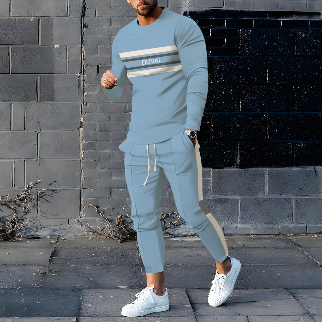 Long Sleeve Casual Two-piece Set - DUVAL