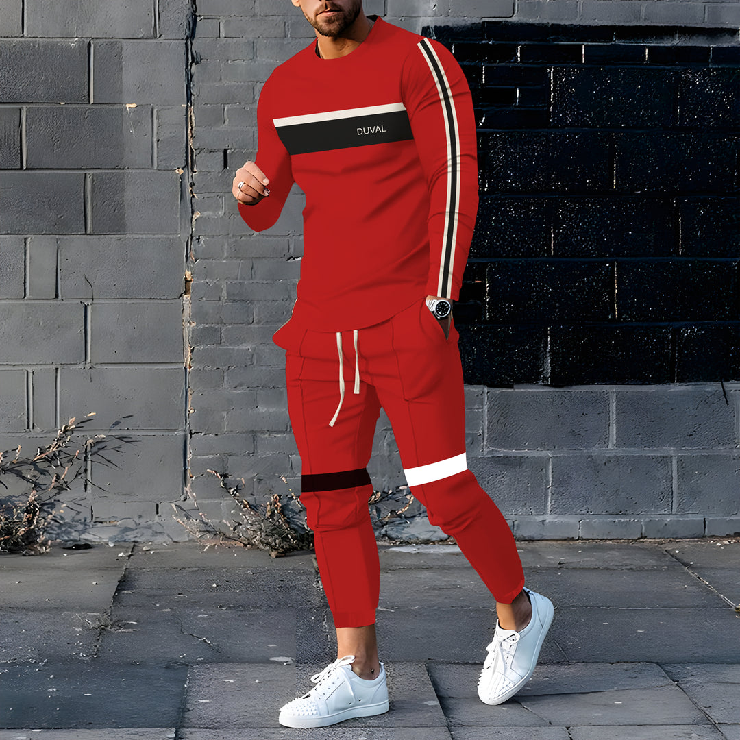 Long Sleeve Casual Two-piece Set - DUVAL