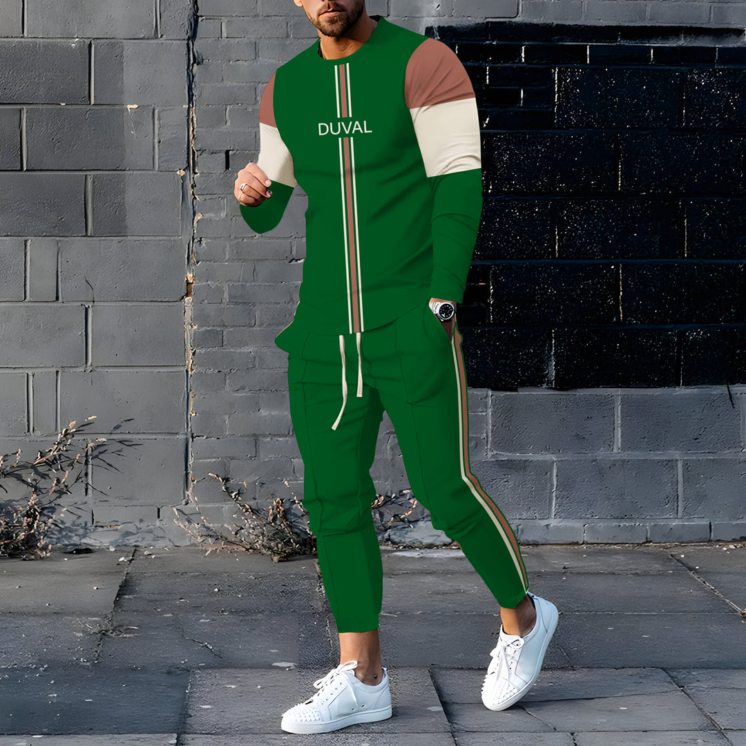 Long Sleeve Casual Two-piece Set - DUVAL