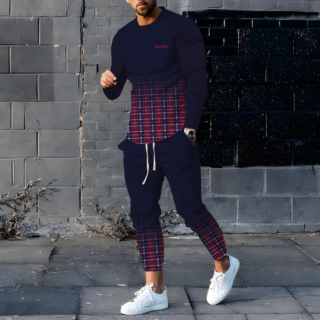 Long Sleeve Casual Two-piece Set - DUVAL