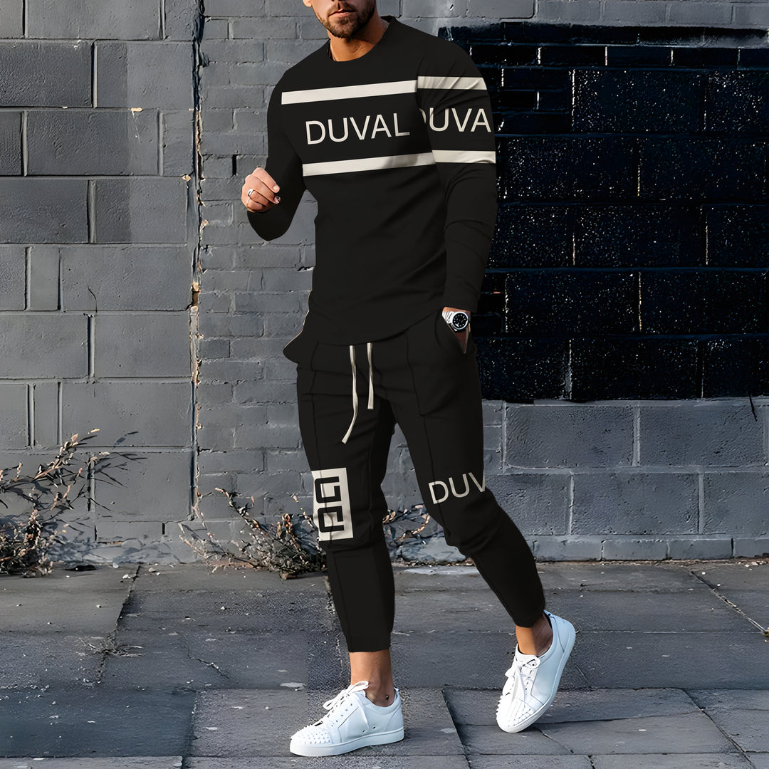 Long Sleeve Casual Two-piece Set - DUVAL