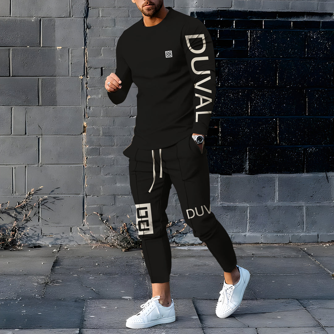 Long Sleeve Casual Two-piece Set - DUVAL