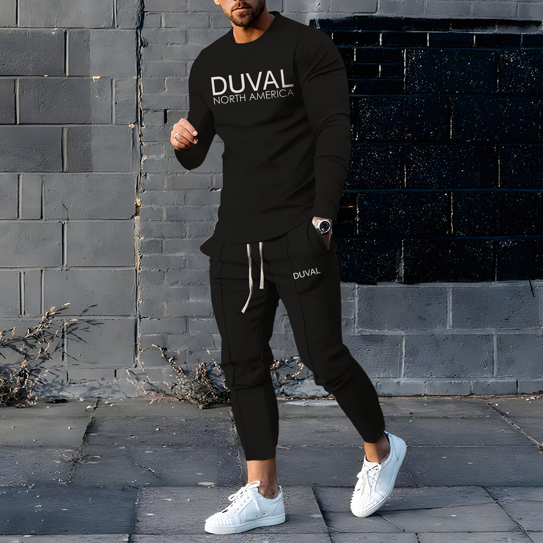 Long Sleeve Casual Two-piece Set - DUVAL