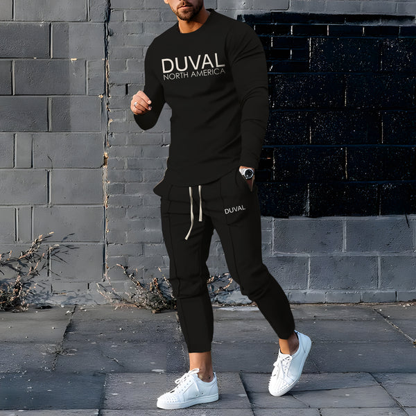 Long Sleeve Casual Two-piece Set – DUVAL