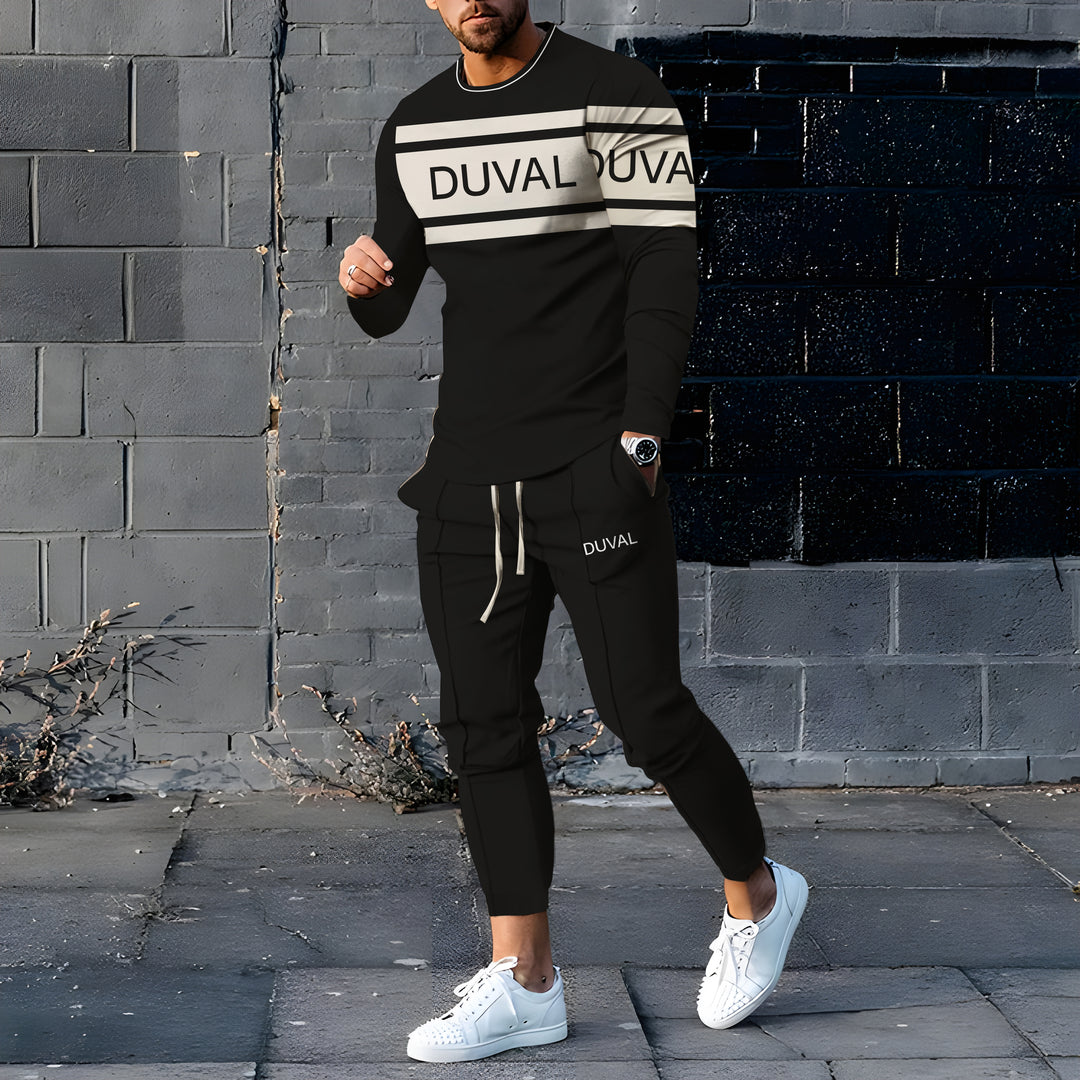 Long Sleeve Casual Two-piece Set - DUVAL