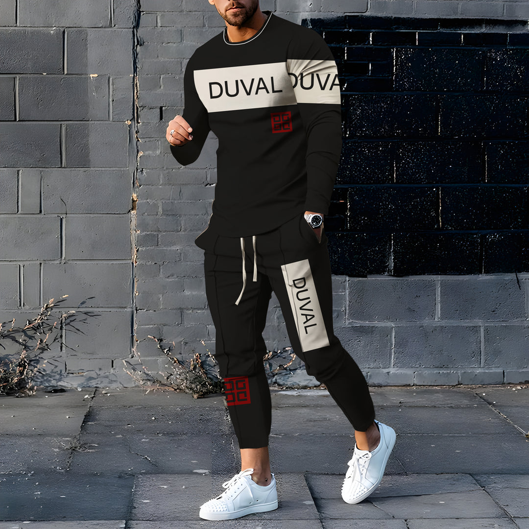 Long Sleeve Casual Two-piece Set - DUVAL