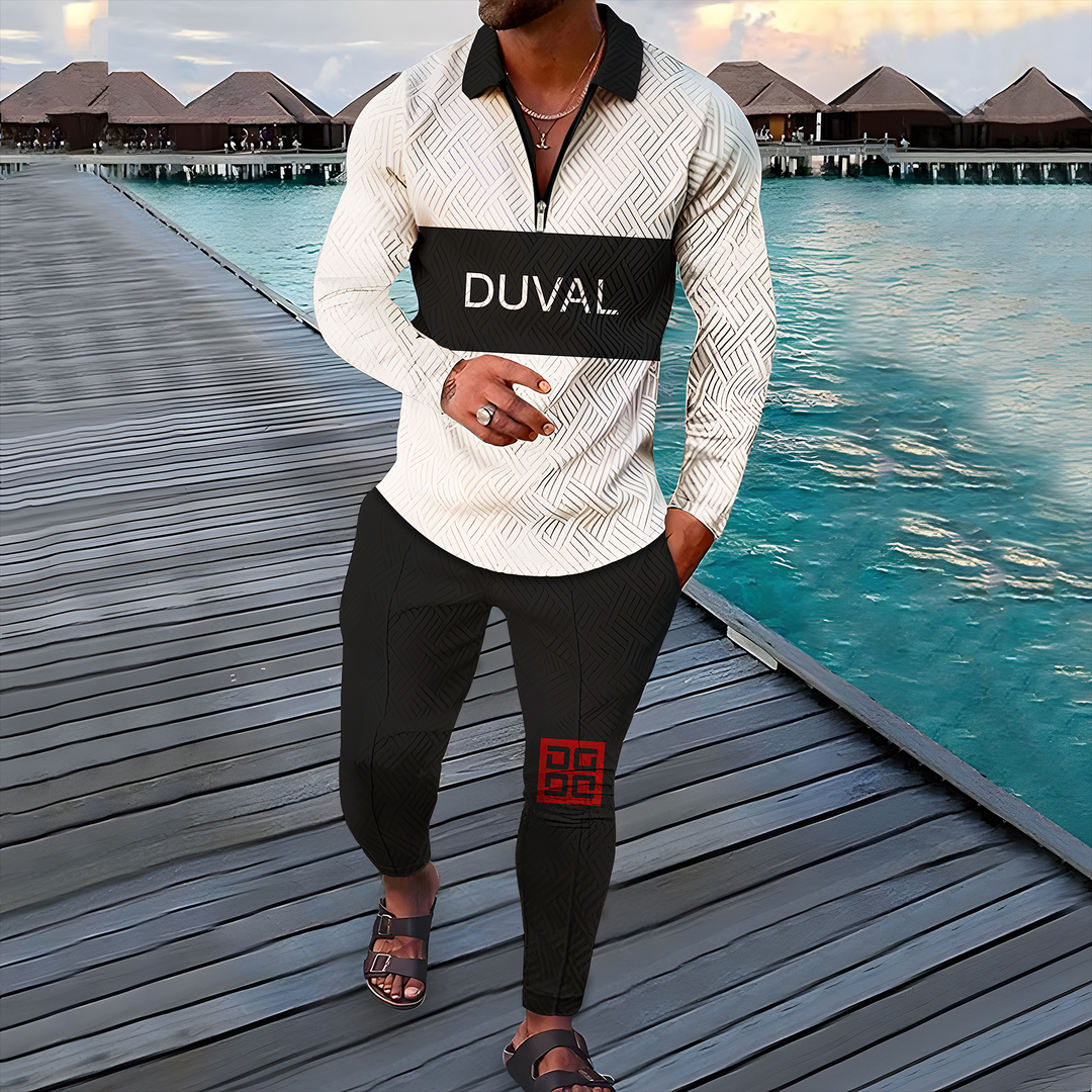 Pressure Long Sleeve Polo Suit - DUVAL