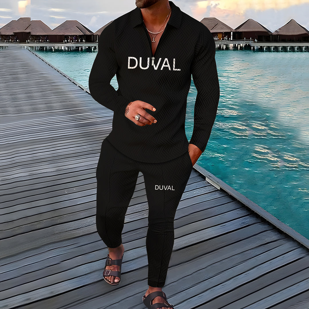 Duval Long Sleeve Polo Suit - DUVAL
