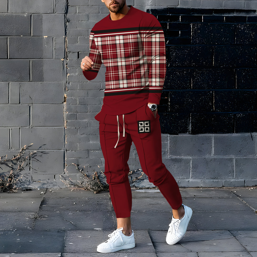 Long Sleeve Casual Two-piece Set - DUVAL
