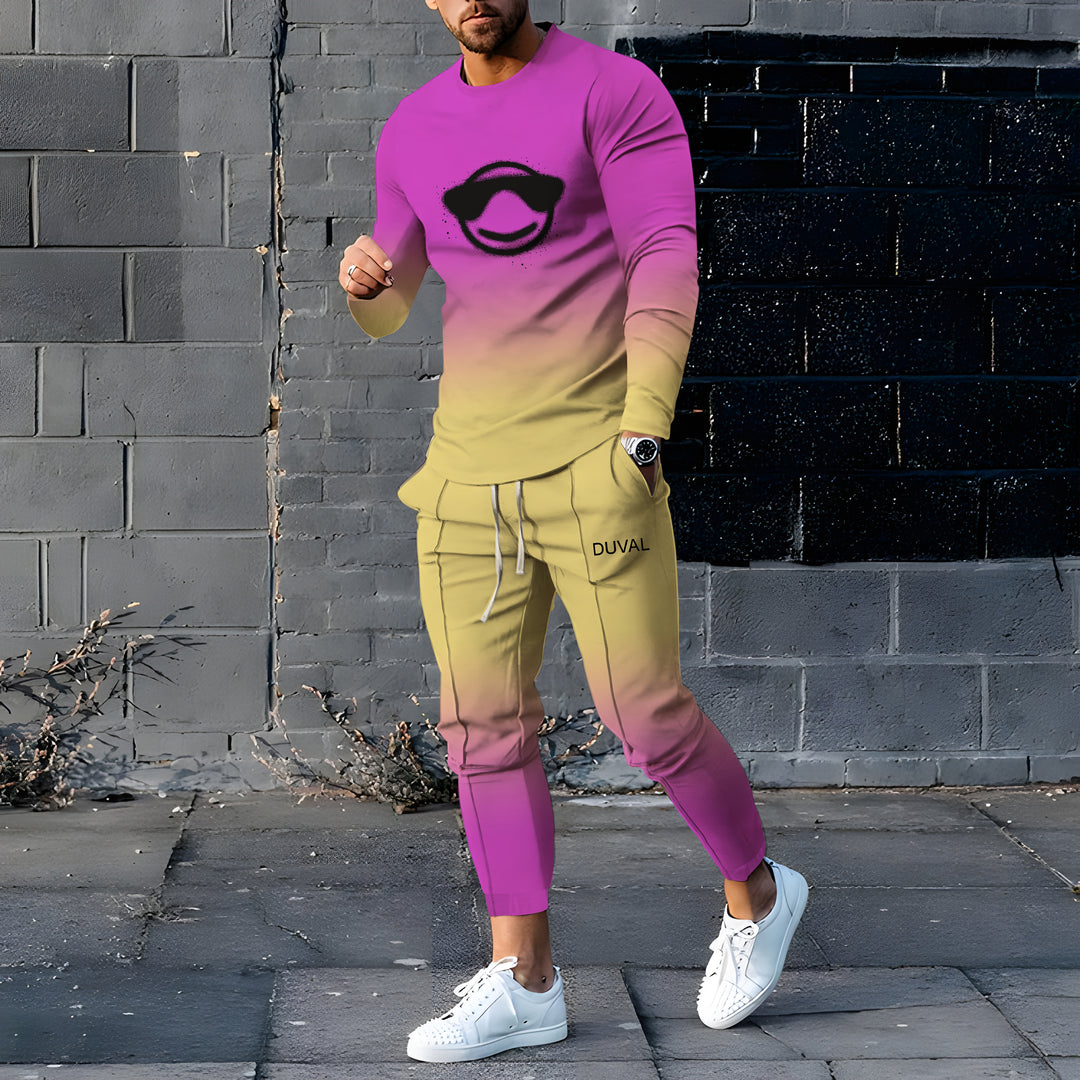 Long Sleeve Casual Two-piece Set - DUVAL