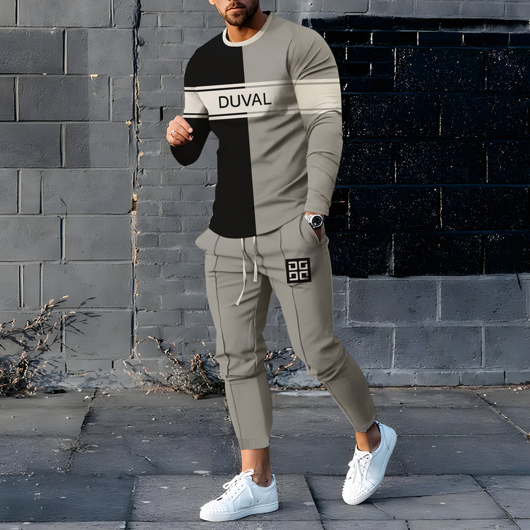 Long Sleeve Casual Two-piece Set - DUVAL