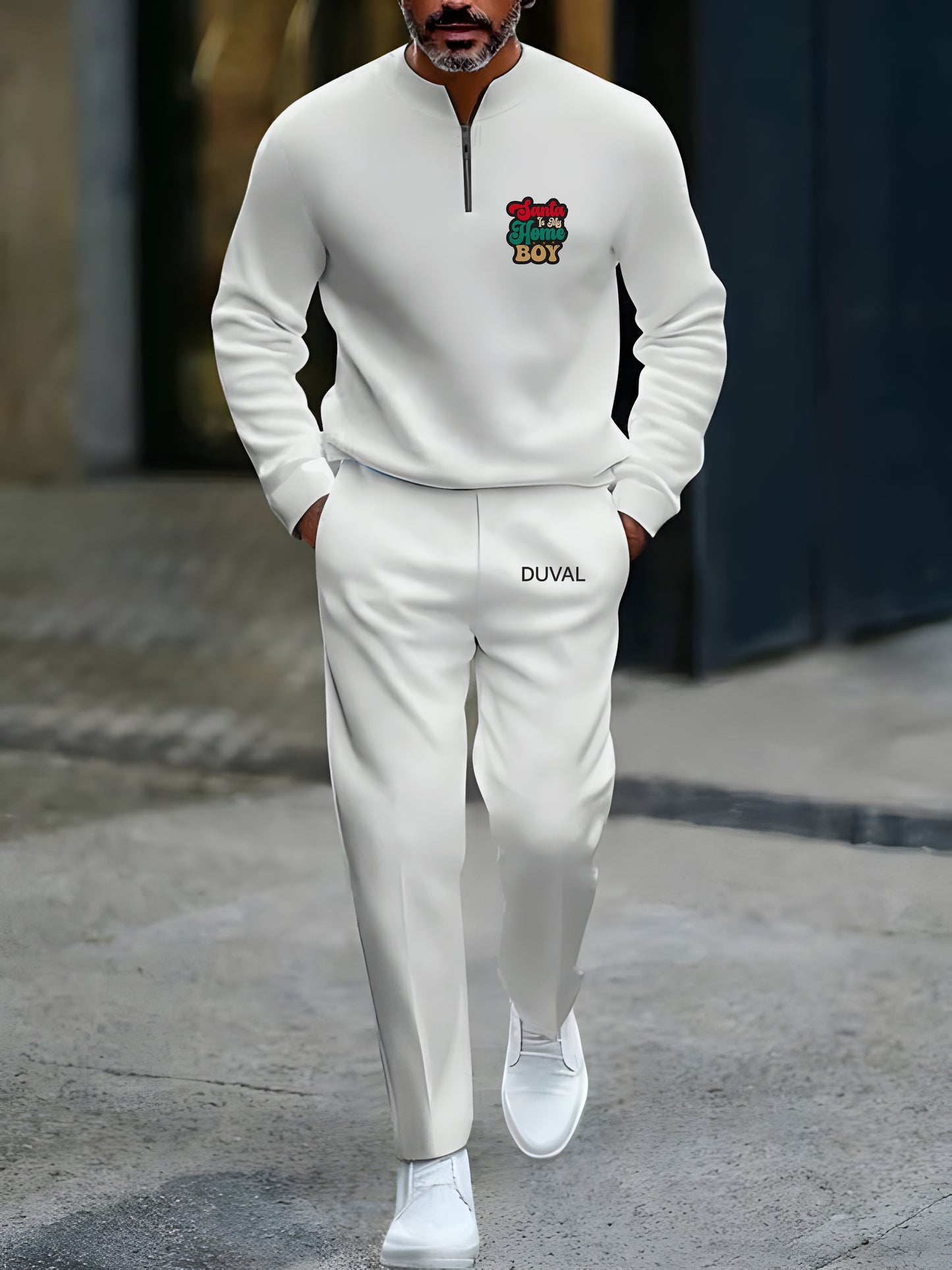 North Pole Quarter-Zip Two-Piece Sweater Set