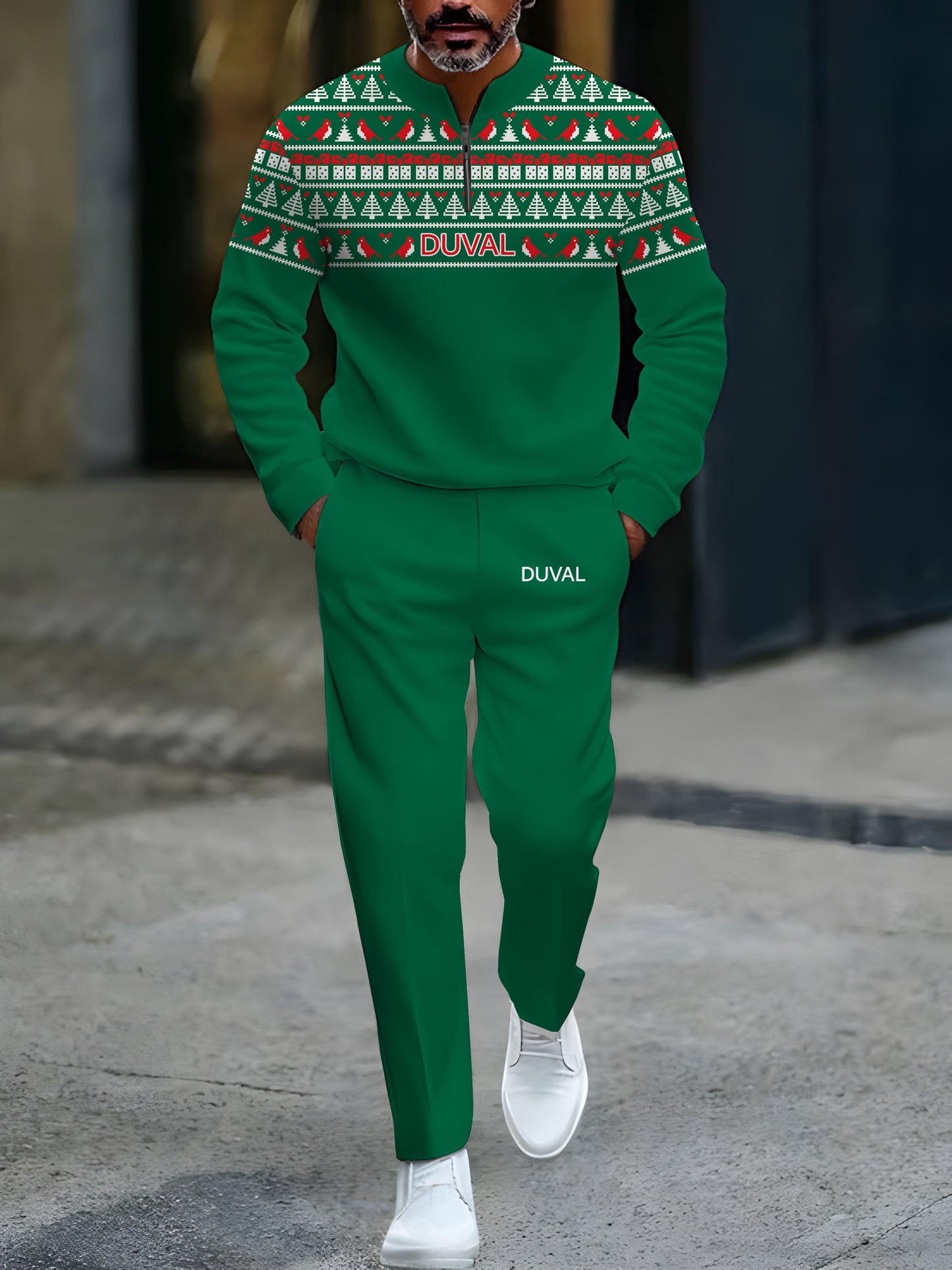 North Pole Quarter-Zip Two-Piece Sweater Set