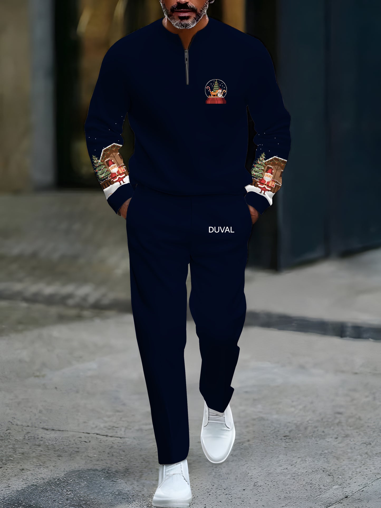 North Pole Quarter-Zip Two-Piece Sweater Set