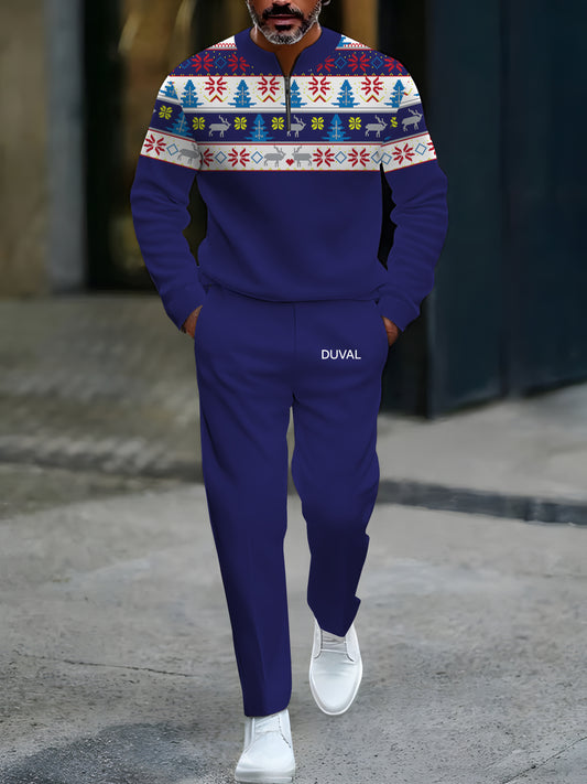 North Pole Quarter-Zip Two-Piece Sweater Set