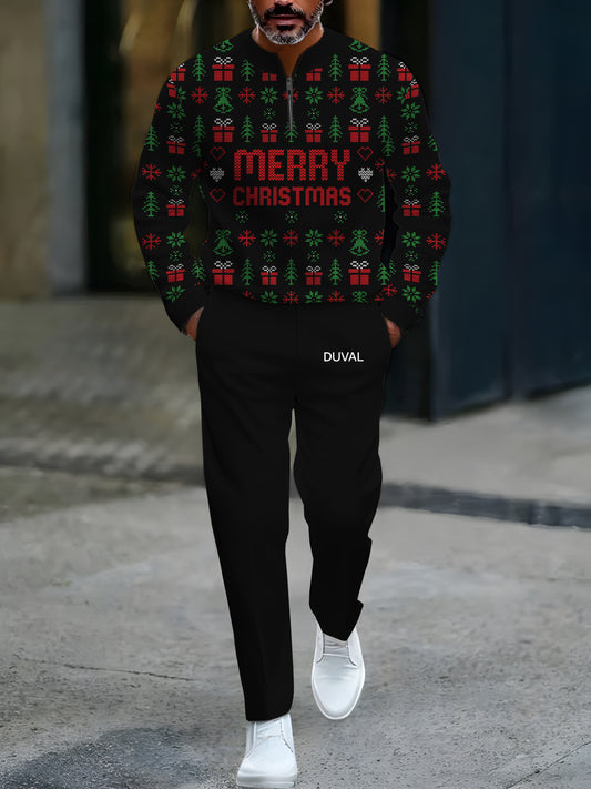 North Pole Quarter-Zip Two-Piece Sweater Set