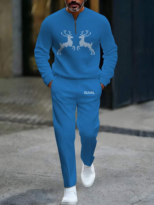 North Pole Quarter-Zip Two-Piece Sweater Set