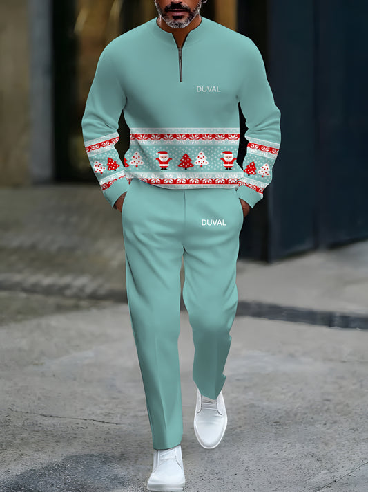 North Pole Quarter-Zip Two-Piece Sweater Set