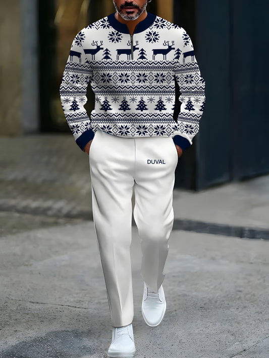 North Pole Quarter-Zip Two-Piece Sweater Set