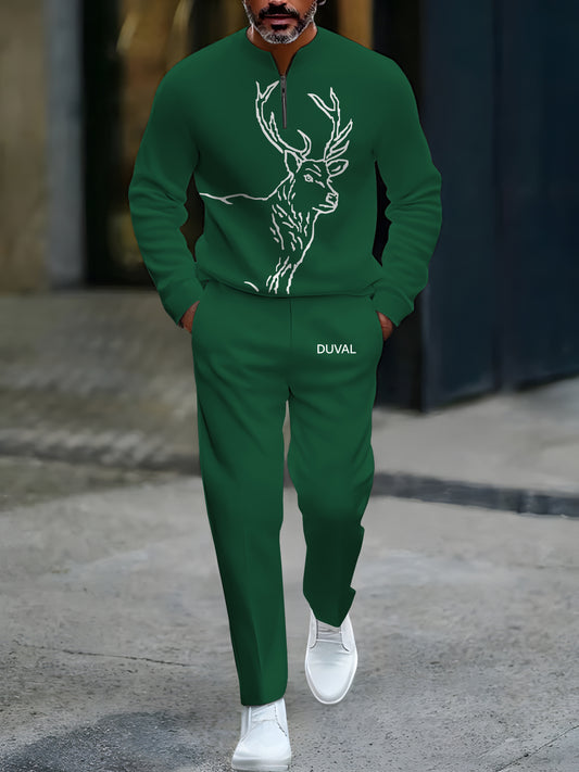 North Pole Quarter-Zip Two-Piece Sweater Set