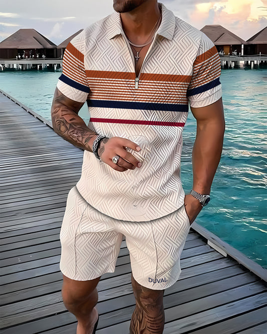 Lucien Polo Shirt And Shorts Co-Ord