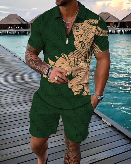 Ironveil Polo Shirt And Shorts Co-Ord