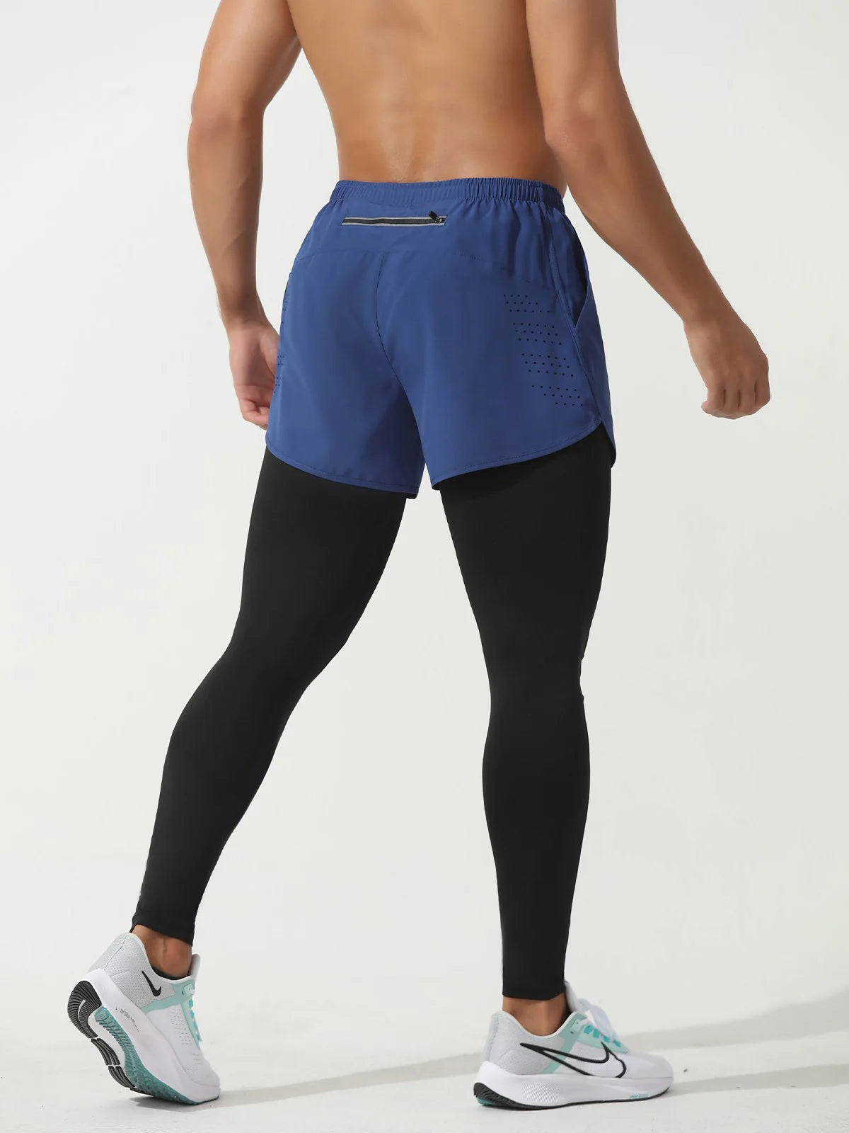 M's Interval Workout Pant 2 in 1 Compression Tight + Short Combo