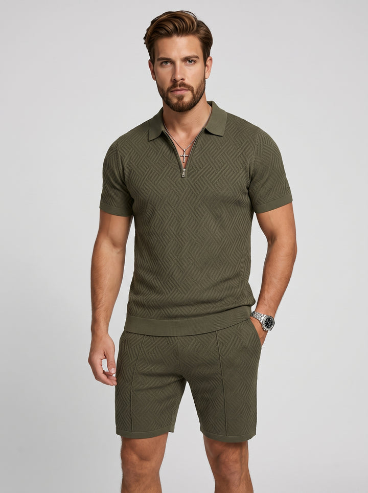 The Leisure Green Polo Set