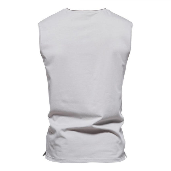 men's-solid-v-neck-tank-top