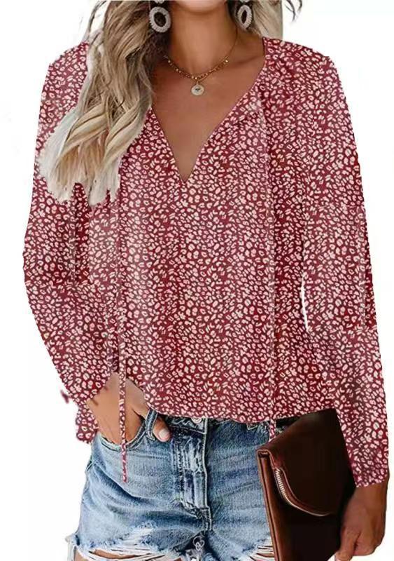 Rose Red 3/4 Sleeve Top