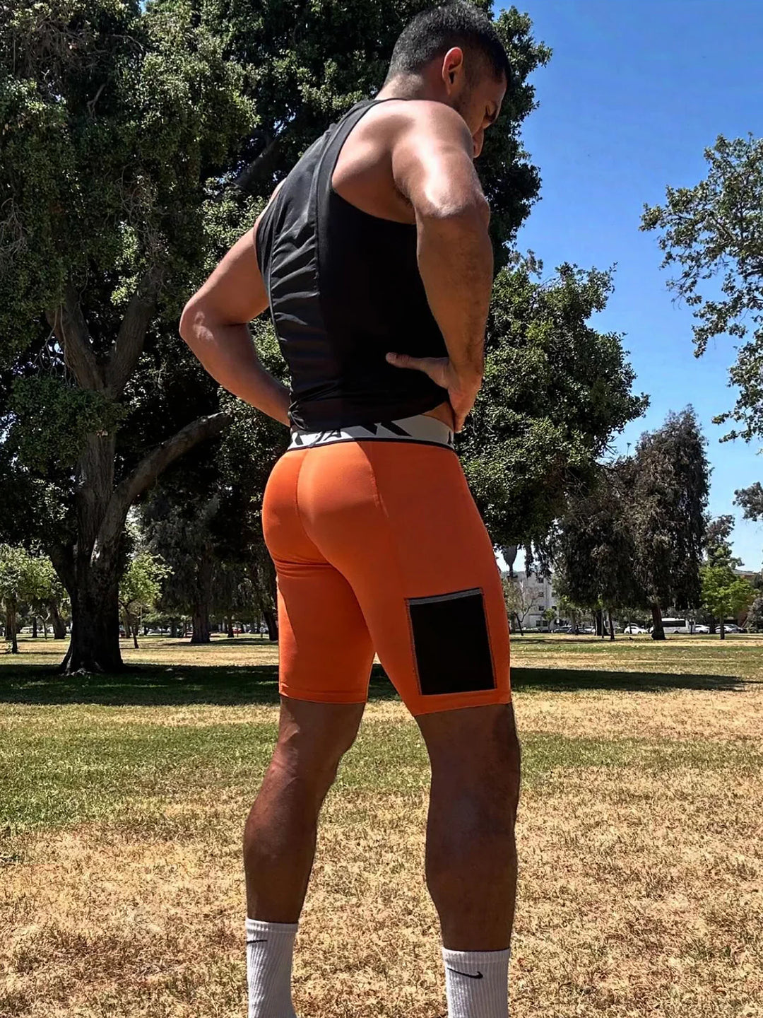 Compression 9" Short With Pockets - DUVAL