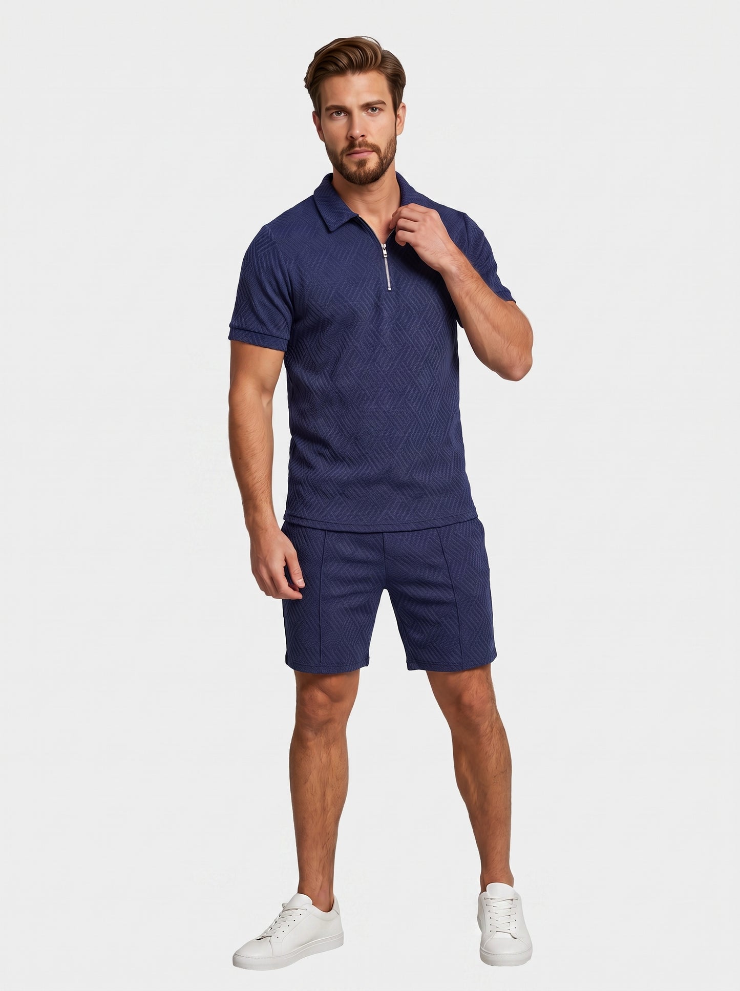 The Seaside Blue Polo Set