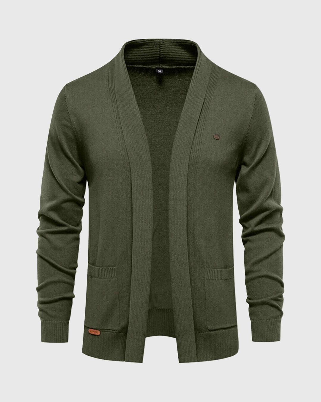Knit Pocket Cardigan Sweater - DUVAL
