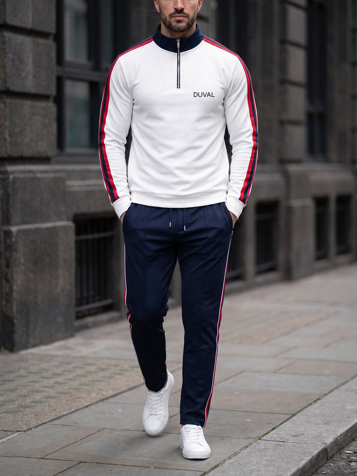 Sport Stripe — Quarter Zip Set