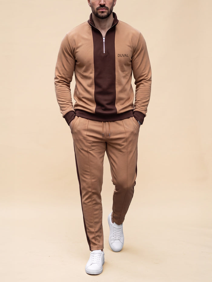 Camel Panel — Quarter Zip Set