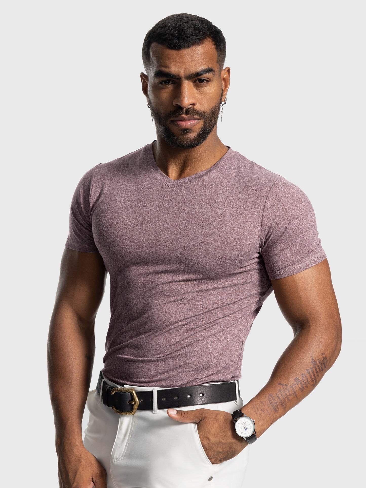 Men's Softest Performance Stretch V-neck Tee