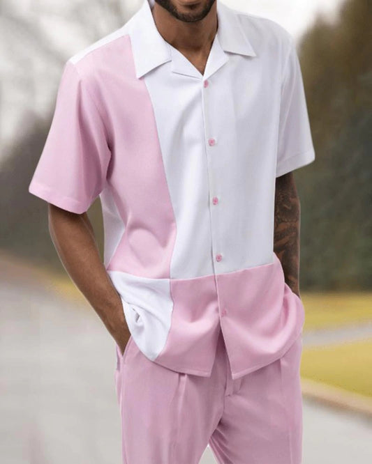 Think Pink Walking Suit Short Sleeve Set