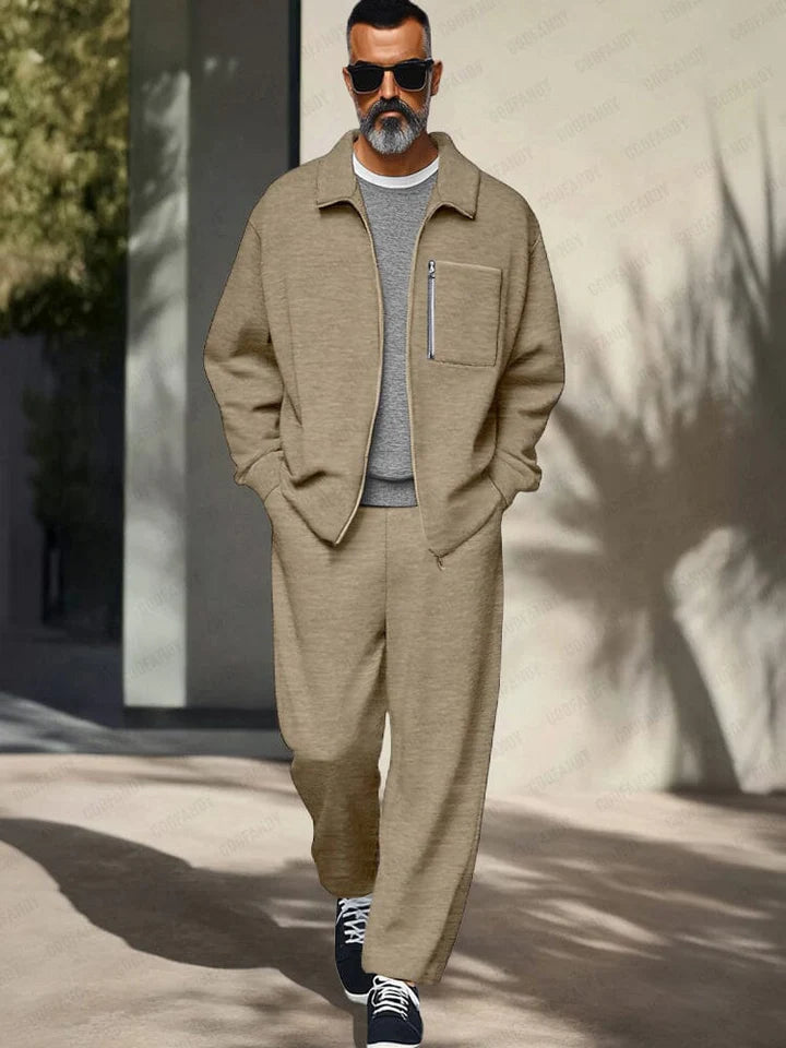 Athleisure Regular Fit Jacket Set - DUVAL