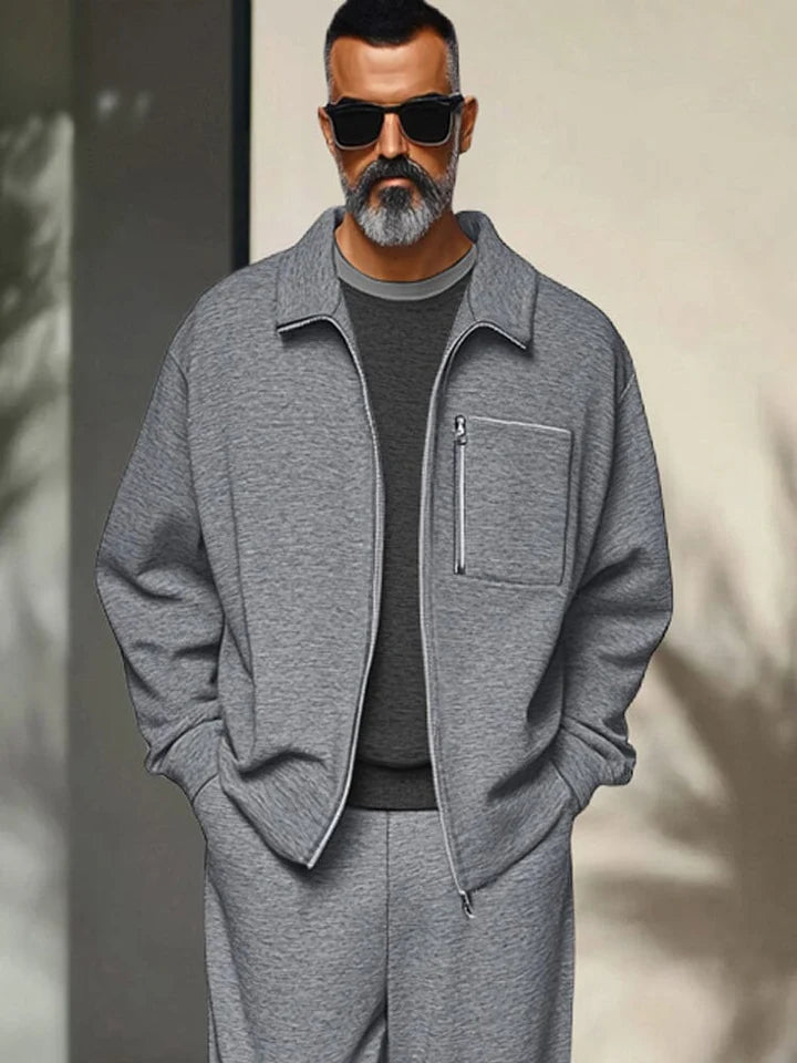 Athleisure Regular Fit Jacket Set - DUVAL