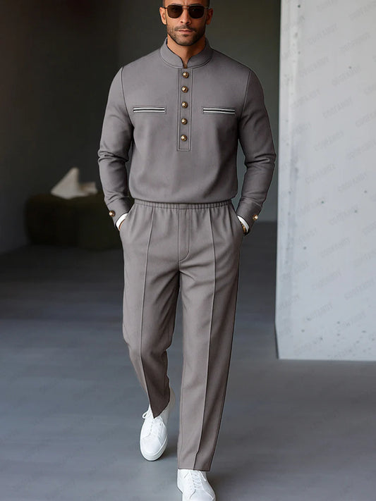 Casual Military Style Matching Set