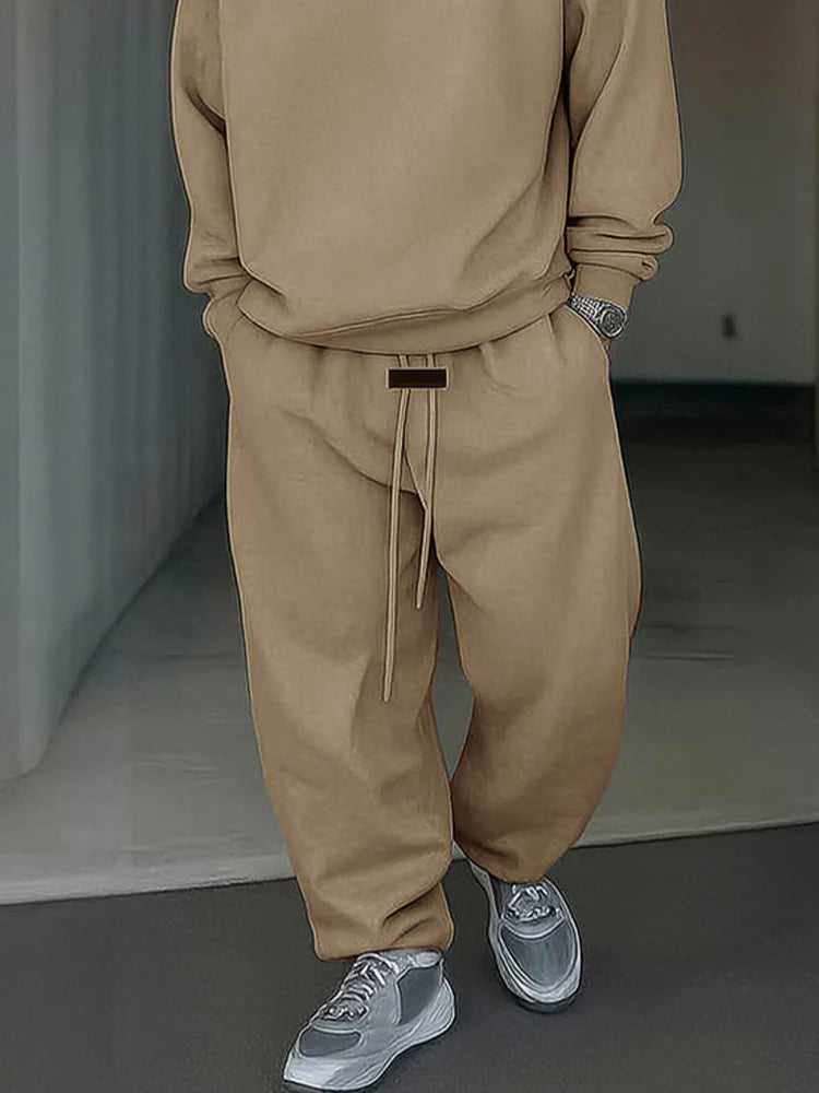 Athleisure Style Hoodie Pants Set