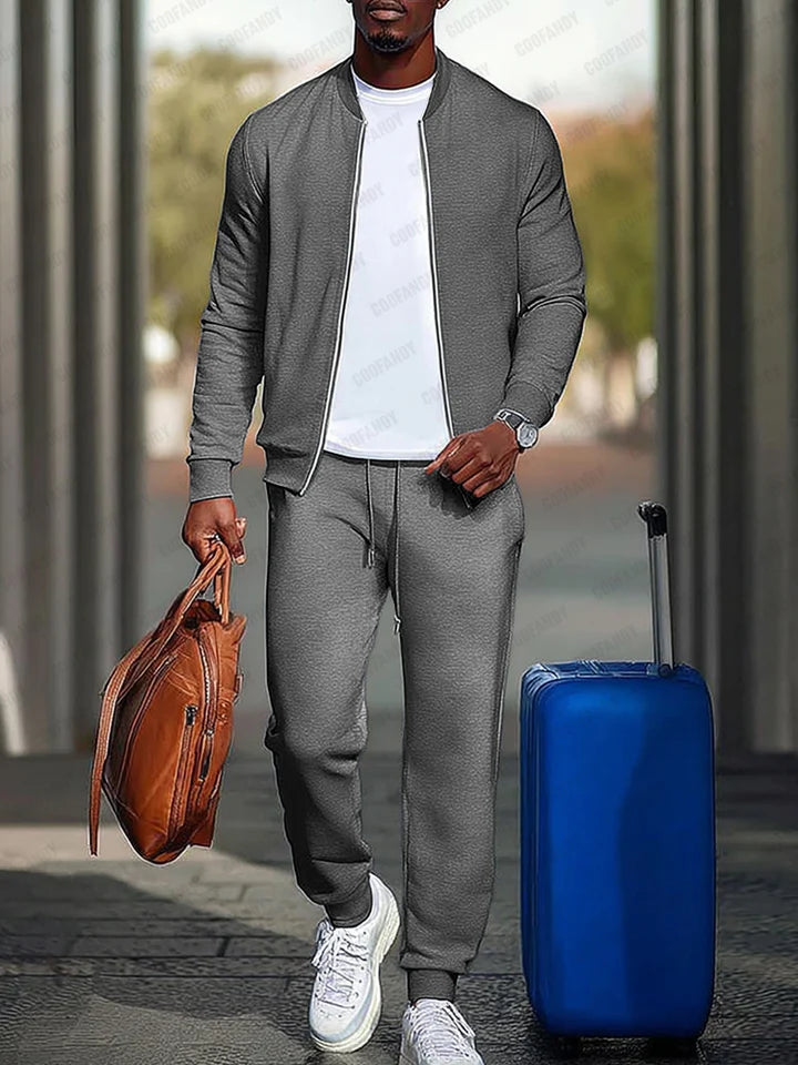 Leisure Athletic Jacket Pants Set