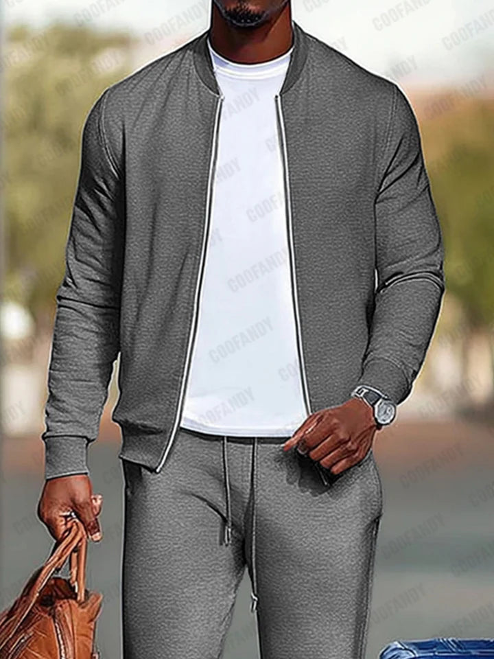 Leisure Athletic Jacket Pants Set