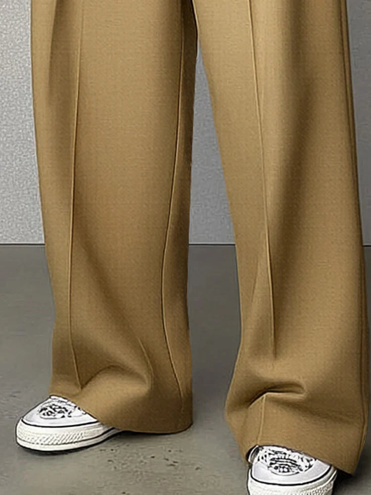 Smart Casual Tailored High Waist Pants
