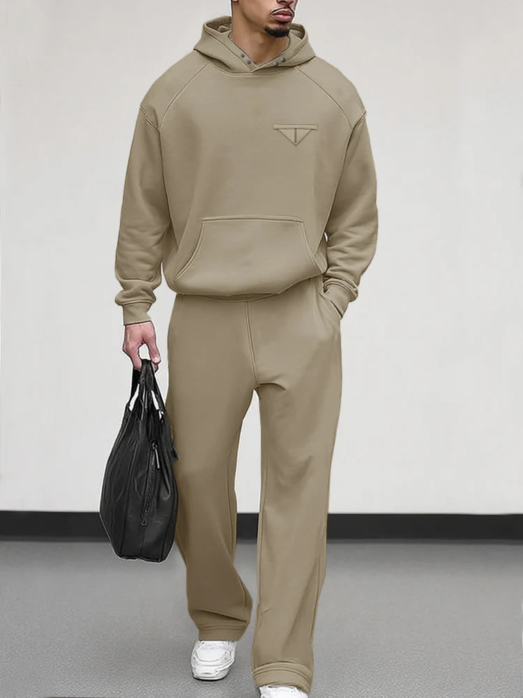 Soft Daily Wear Hoodie Pants Set