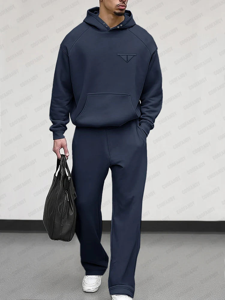 Soft Daily Wear Hoodie Pants Set