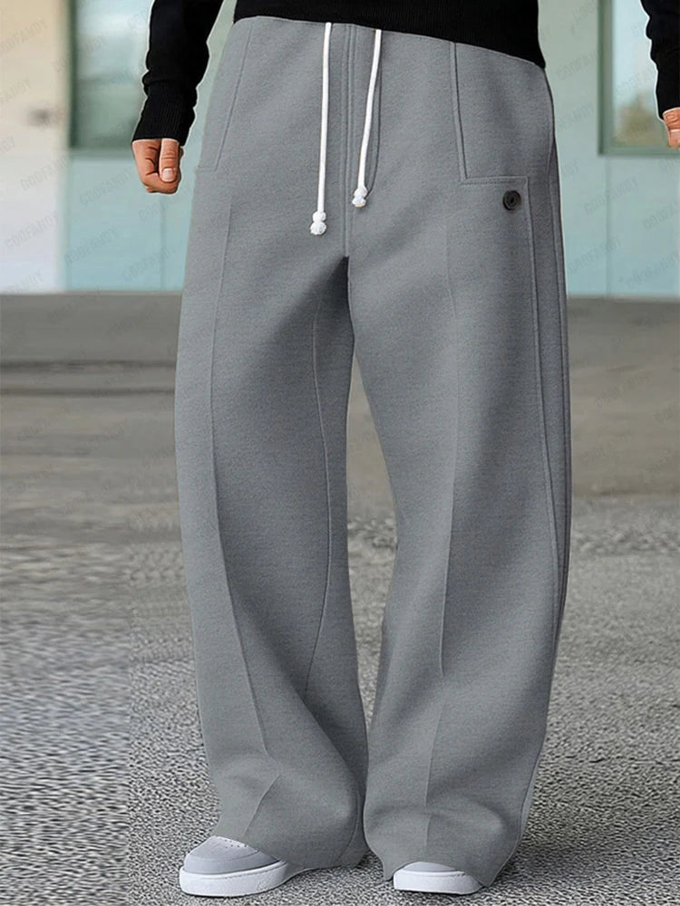 Comfy Sporty Wide Leg Pants