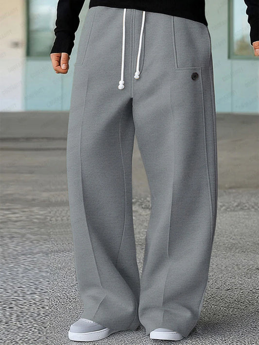 Comfy Sporty Wide Leg Pants